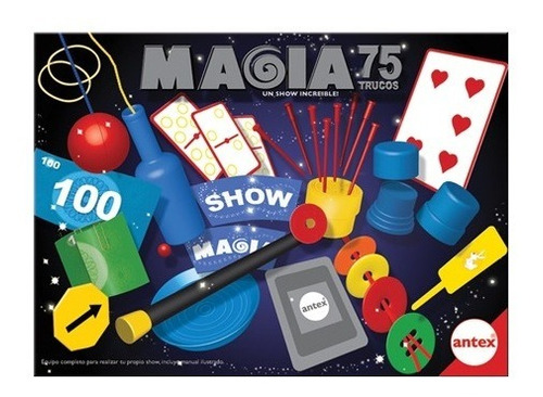 Juego De Magia Para Niños Con 75 Trucos Magico Show Antex