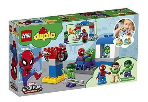 Lego Duplo, Original, Spider Man Y Hulk, 38pzs, Superhero