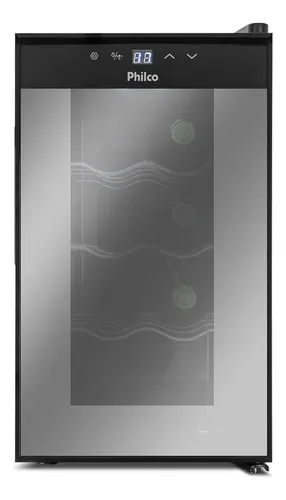 Adega Pad8 Display Eletrônico 8 Garrafas Philco Bivolt 110V/220V