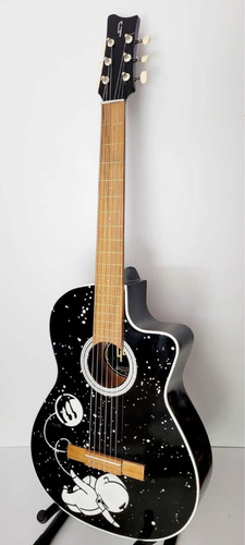 Imagen 3 de 9 de Guitarra Acústica En Cedro+ Forro+método+puá+envíosgratis