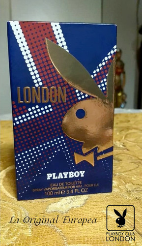 Perfume Playboy London Eau De Toilette 100ml Original Paris