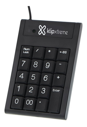 Imagen 1 de 4 de Teclado Numerico Klip Xtreme Knp-100 Usb Para Pc O Laptop