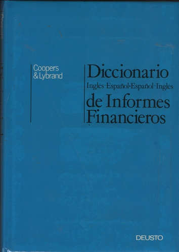 Diccionario Ingles-espanol - Espanol Ingles De Informes Fina