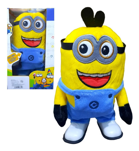 Lindo Peluche Minion Bob Camina Con Musica 