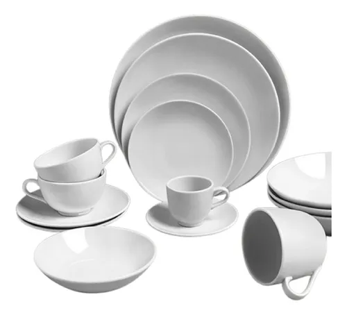 Vajilla Porcelana Tsuji 2100 42 Pz Platos Tazas