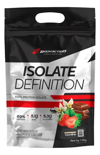 Whey Protein Isolate Definition 1,8kg Baunilha Bodyaction