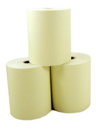 Bobina Térmica 80x40 - Caixa Com 30 Rolos - Amarela