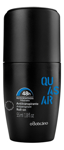 Quasar Desodorante Antitranspirante Roll On 55ml O Boticário Fragrância Quasar