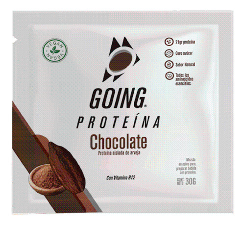 Proteína Going Sboor Chocolate Sobre X 30 Gr