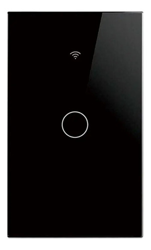 Apagador Simple Inteligente Wifi Con Neutro Color Negro