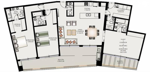 Imagen 2 de 9 de Departamento En Venta En Acqua Rio 3 Dormitorios