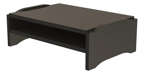 Suporte Mesa Duplo Monitor Notebook Computador Stalo Preto