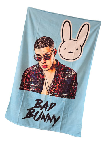 Toalla Grande Bad Bunny Providencia Celeste Bad Bunny