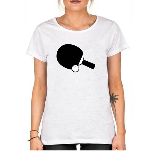 Remera De Mujer Ping Pong Deportes Tenis Mesa