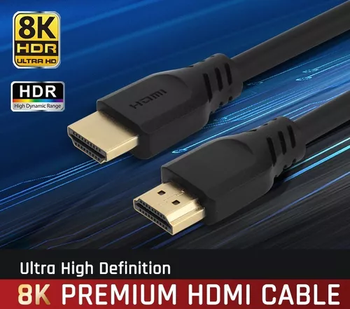 Cable Hdmi 2.1 2 Metros Premium Gamer 4k Hdr Earc 8k Hokobox