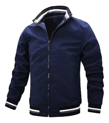 Chamarra Bomber Chamarra Hombre Ropa Deportiva Casual Blus *