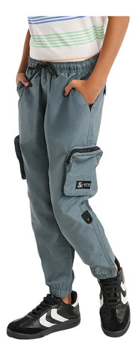 Pantalon Jogger Resorte Casual Next & Co Nxt1 Azul Niño