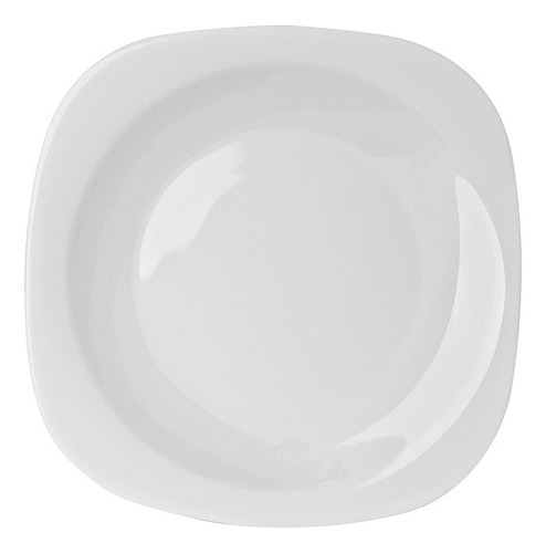 Conjunto De Pratos Rasos Nadir Vidro Branco Opaline Plaza 12