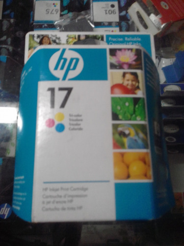 Cartucho Tricolor Hp 17 C6625a Original Con Garantia Tienda