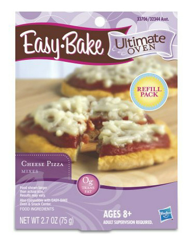 Easy Bake Último Horno - Pizza De Queso Mezcla.