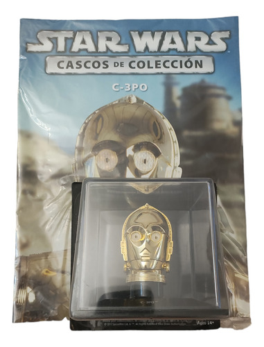 Cascos De Colección Star Wars C-3po Y Revista 