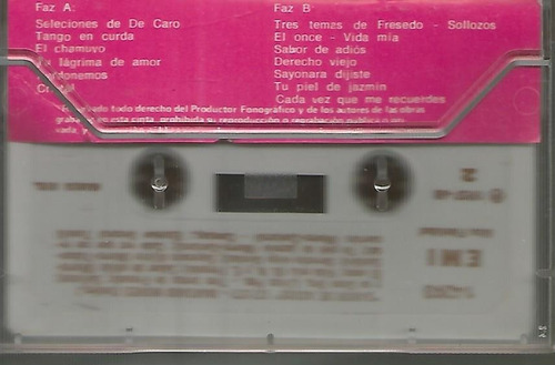 K7 - Mariano Mores - Sabor De Adios - Gran Orquesta - Import (Usado)