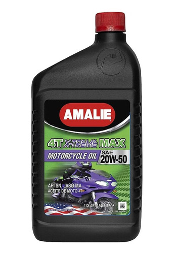 Amalie 20w50 X-extreme 4t  Aceite Motos 0.946 Lts