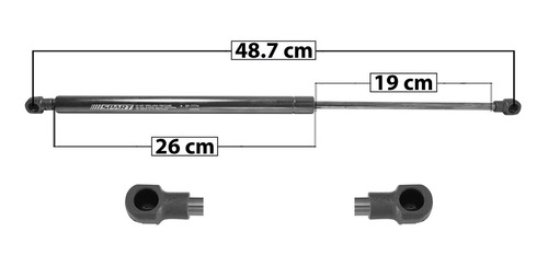 Amortiguador 5ta Puerta Sonic 2012 - 2017 5p Hatchback Izq