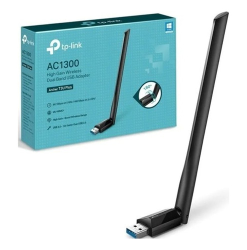 Adaptador Wifi Rompemuros Usb Pc Y Laptop Tp-link T2u Ac600