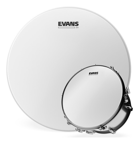 Parche Para Tom De Bateria Evans 14 G1 Arenado Capa Simple