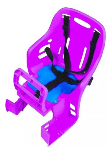 Asiento Trasero Bicicleta Para Bebes Silla Bicicleta Niños Color Morado