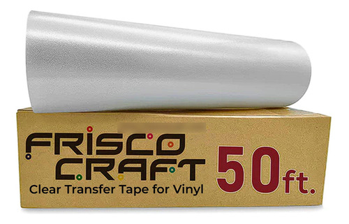 Rollo De Transferencia Transparente 30 Cm X 15 M Para Vinilo