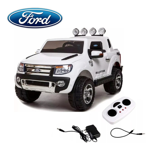 Auto A Bateria Ford Ranger 2 Asientos 12v Control Musica Mp3