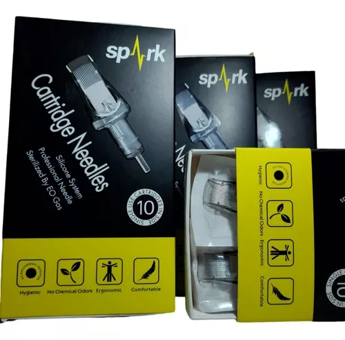 Cartuchos Spark X1 Tattoo 35/45 Mg Rm Agujas Tatuar Tatuajes