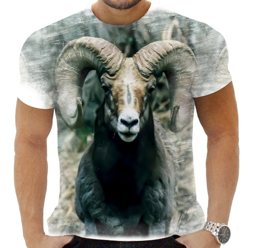 Camiseta Personalizada Animal Natureza Fazenda Pet Bode 017