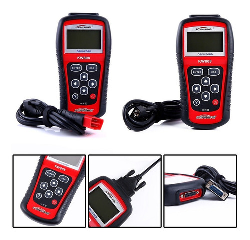 Imagen 2 de 6 de Escaner Automotriz Auto Maxiscan Ms509 Konwei Kw808 Oferta