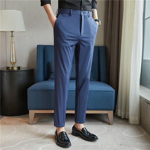 Pantalones De Traje De Vestir Formales De Negocios De Talla