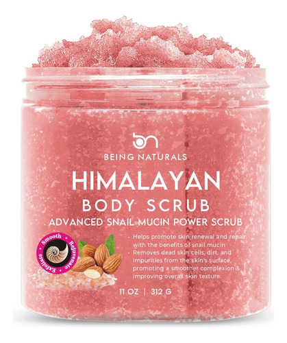 Exfoliante Corporal Being Naturals Con Sal Del Himalaya Con