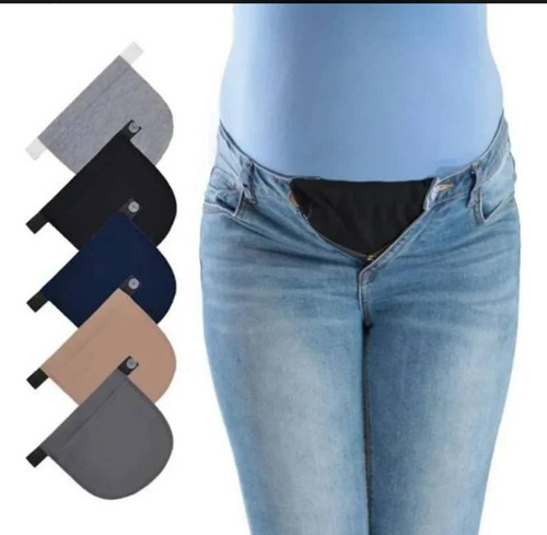 Set 5 Extensores De Pantalón Bandas Para Embarazo Maternidad