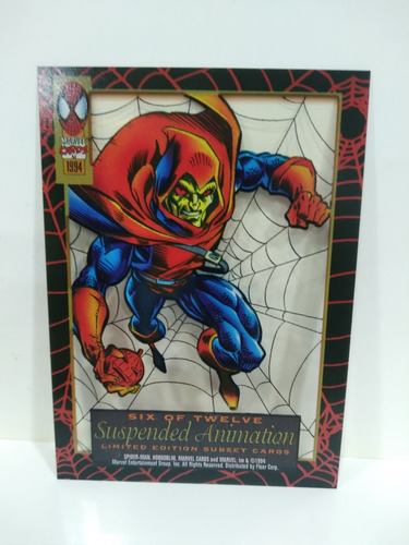 Marvel Hobgoblin Amazing Spider-man 1994 No Pepsi Cards (Usado)