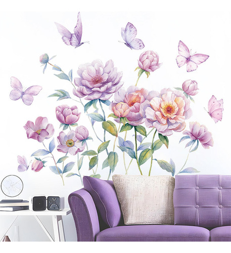 Calcomanías De Pared De Flores Calcomanías De Pared
