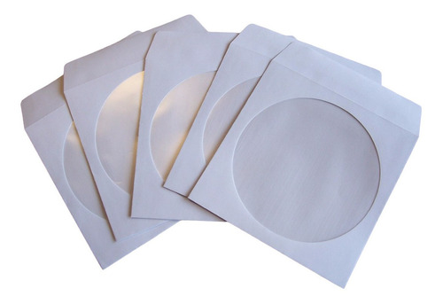 1000 Envelopes Papel Para Cd / Dvd Com Visor Transparente