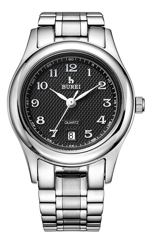 Reloj Mujer Burei Bg-3008 Cuarzo Pulso Plateado Just Watches