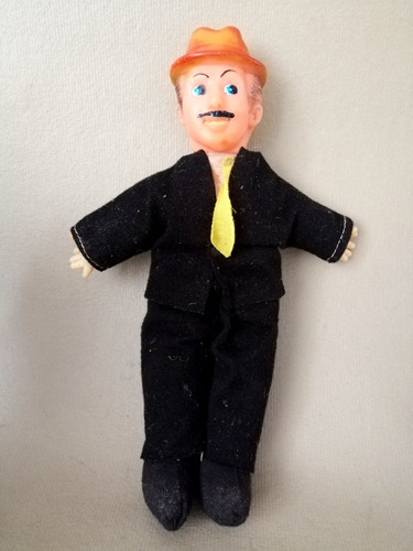 Muñeco Antiguo Profesor Jirafales Del Chavo Del 8, 70s (Usado)