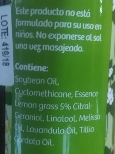 Imagen 5 de 5 de Aceite Corporal No Stress Relajante Vegan S/paraben Promo X2