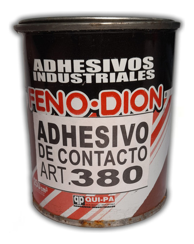 Cemento De Contacto Fenodion 380 Adhesivo Pesado X 1/4 Kg