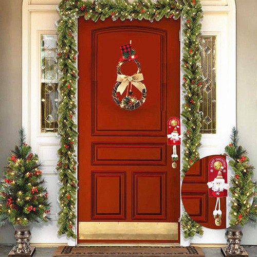 Yc 3 Piezas De Adornos Navideños Para Colgar En La Puerta