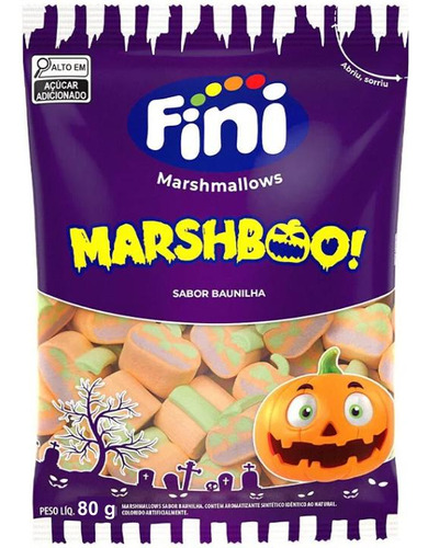 Marshmallow Marshboo! Fini Abobora Halloween 80g