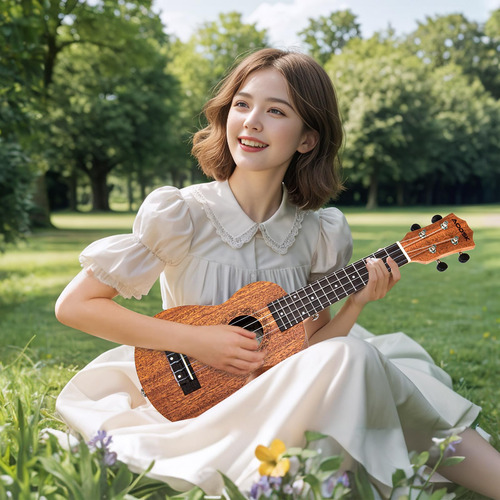 Ukelele Aodsk Soprano De 21 Pulgadas Para Principiantes Con