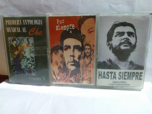 Cassette  Lote X 3 El Che/ Antologia/ H.siempre